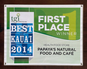 Best of Kauai 2014 First Place Winner